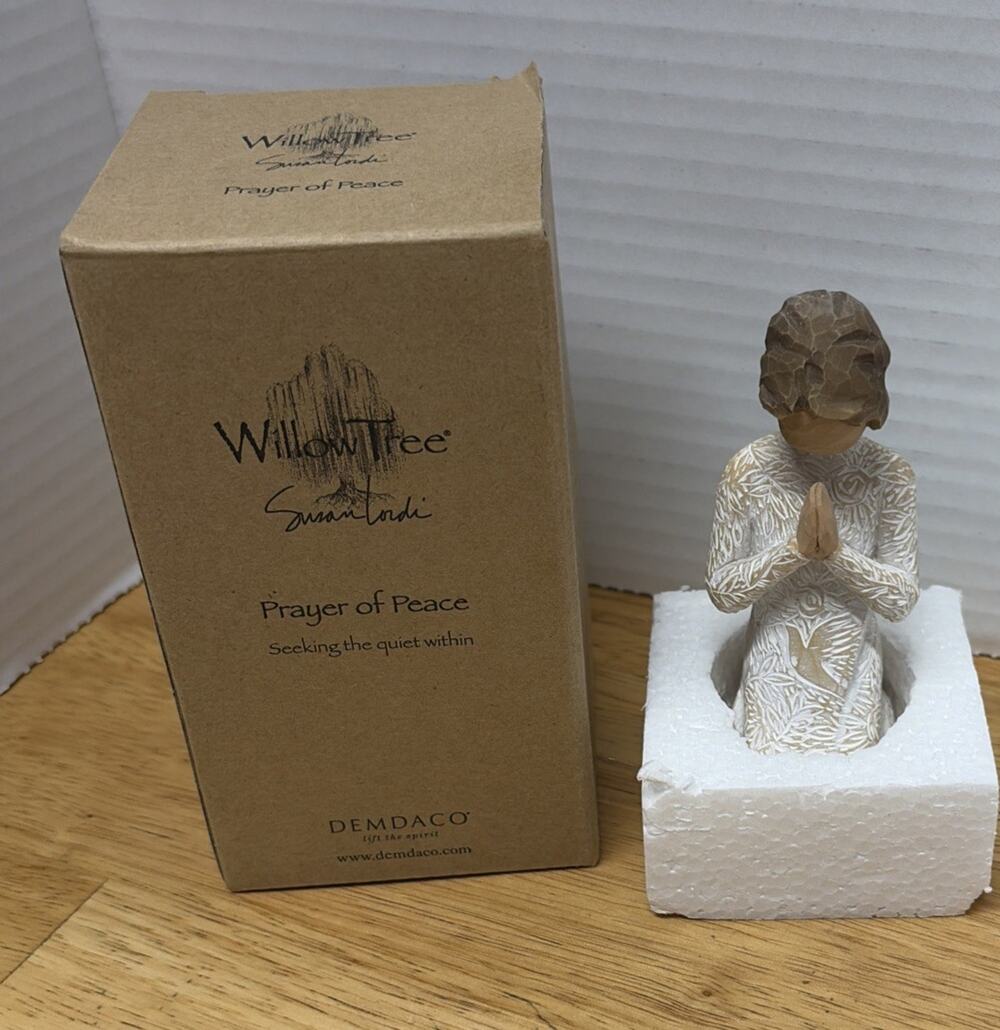 Willow Tree PRAYER OF PEACE Seeking The Quiet Within 4" Sculpted Figure 27158